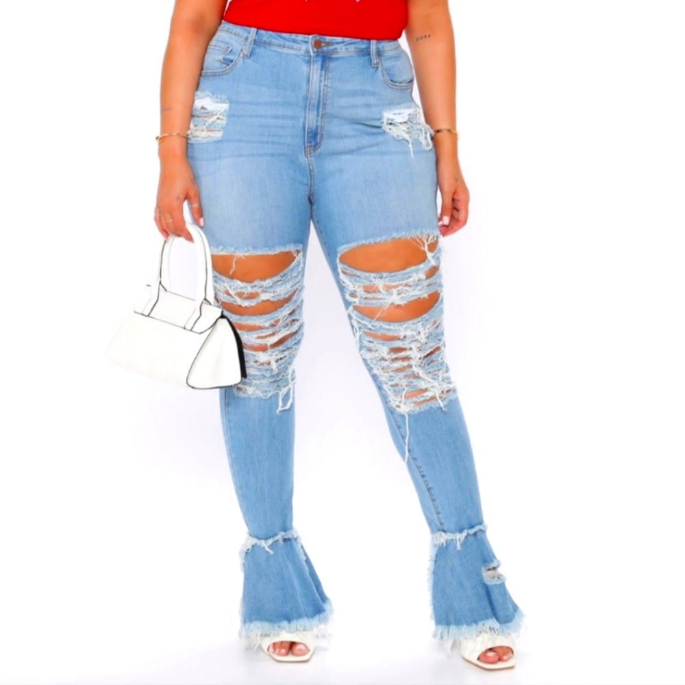 New plus size denim jeans size 20 W ( 3X )